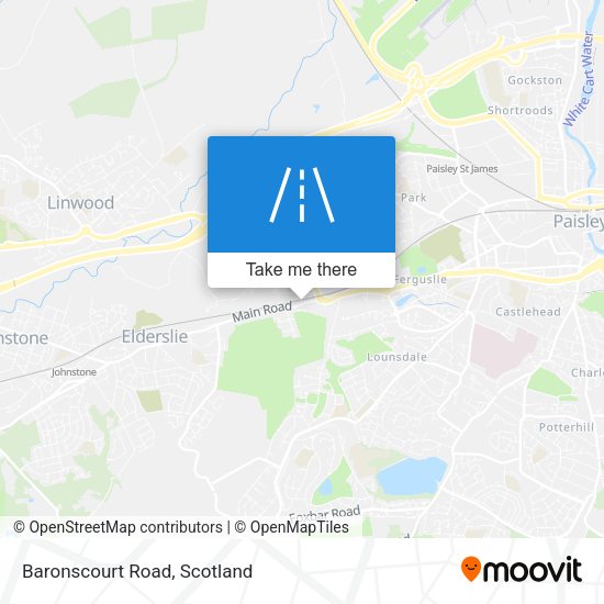 Baronscourt Road map