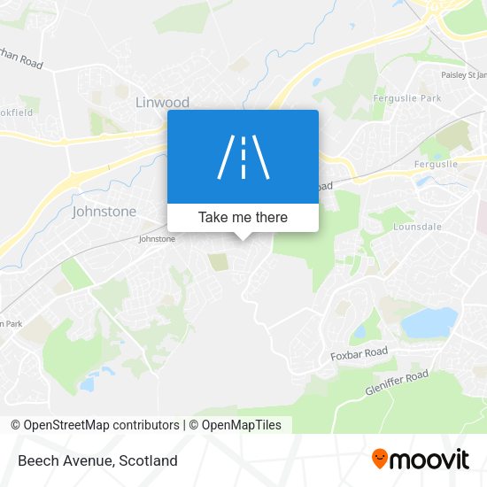 Beech Avenue map