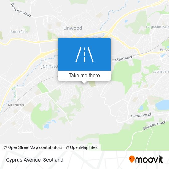 Cyprus Avenue map