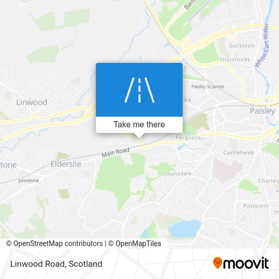 Linwood Road map