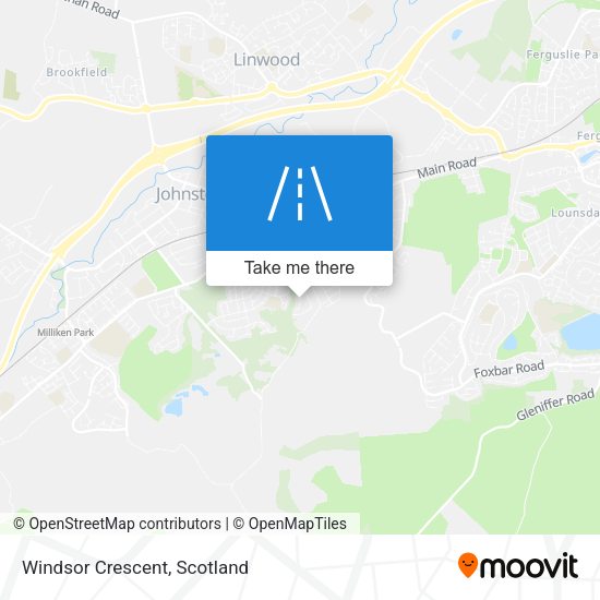 Windsor Crescent map