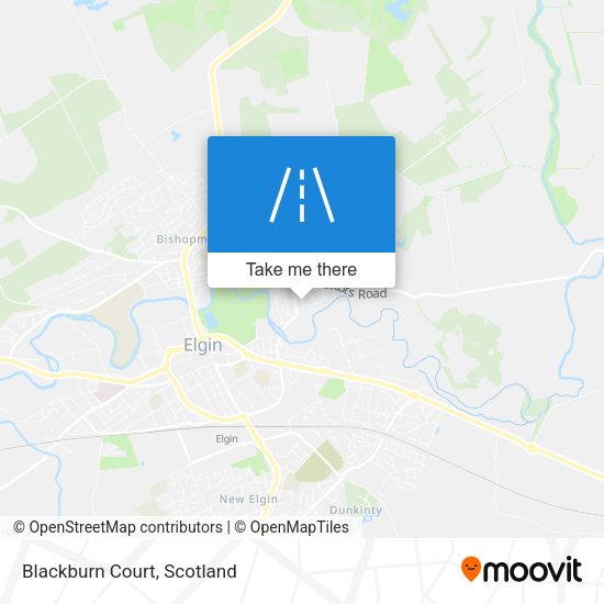 Blackburn Court map