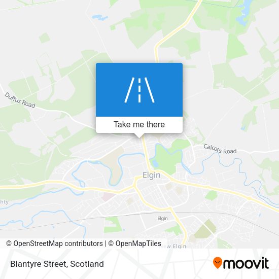 Blantyre Street map