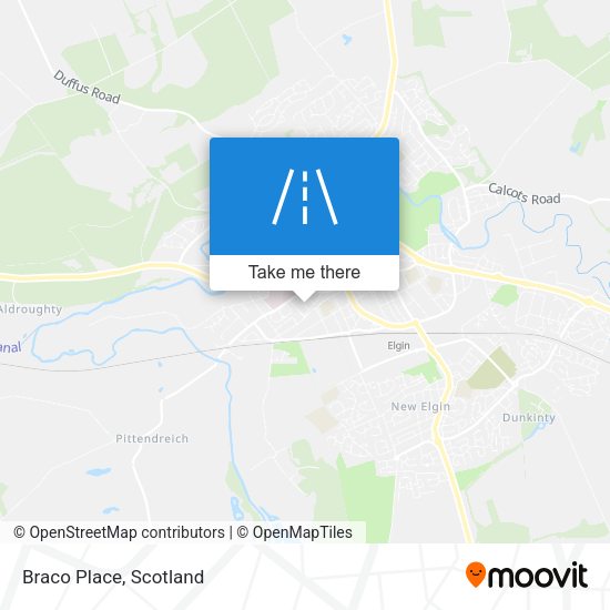Braco Place map