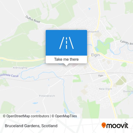 Bruceland Gardens map