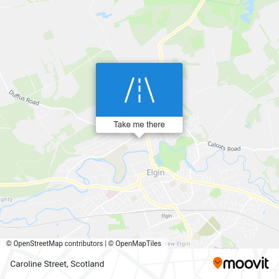 Caroline Street map