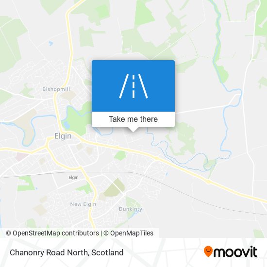 Chanonry Road North map