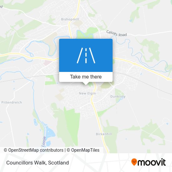 Councillors Walk map