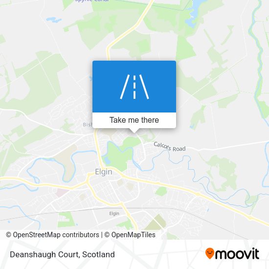 Deanshaugh Court map