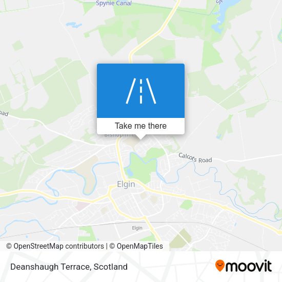 Deanshaugh Terrace map