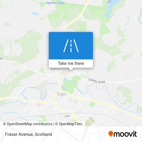 Fraser Avenue map