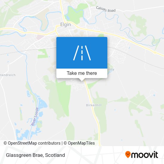 Glassgreen Brae map