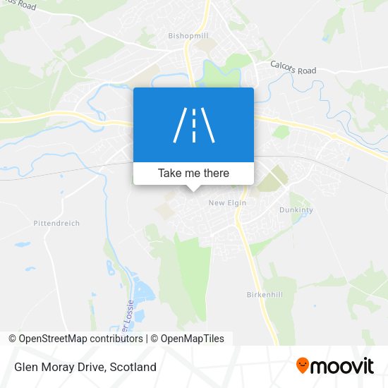 Glen Moray Drive map
