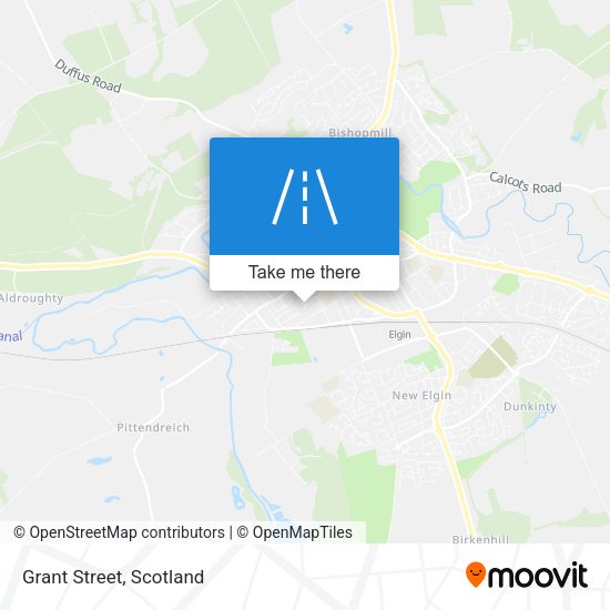 Grant Street map