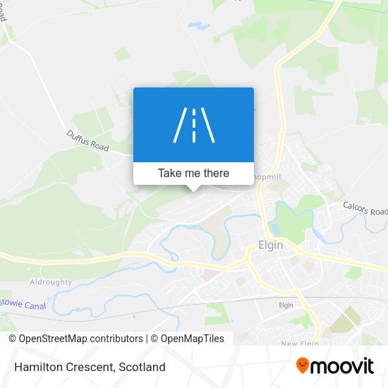 Hamilton Crescent map