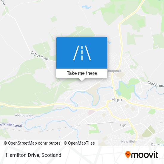 Hamilton Drive map
