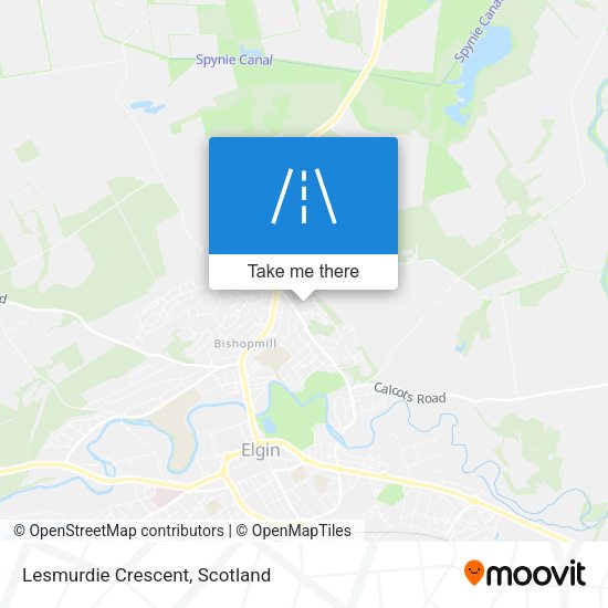 Lesmurdie Crescent map