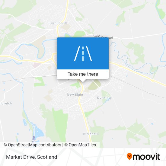 Market Drive map