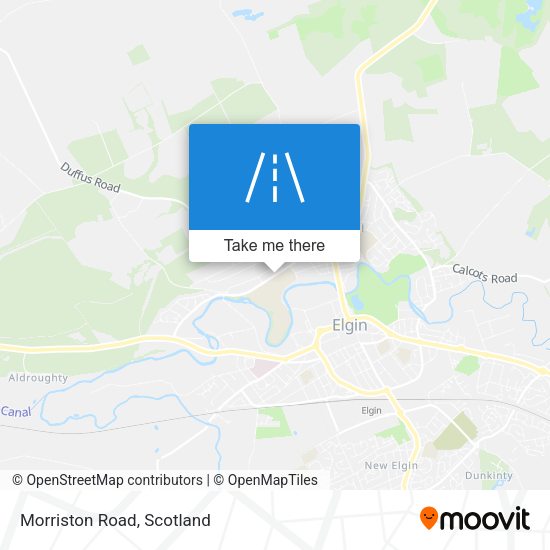 Morriston Road map