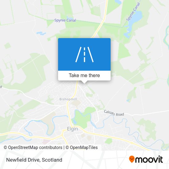 Newfield Drive map