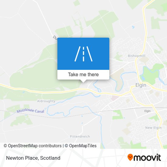 Newton Place map