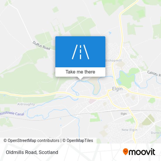 Oldmills Road map