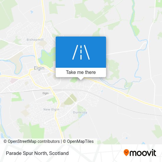 Parade Spur North map