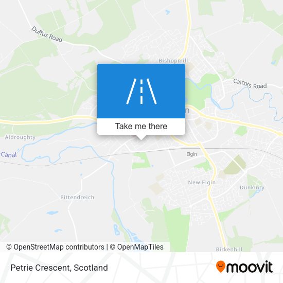Petrie Crescent map