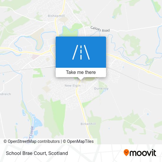 School Brae Court map