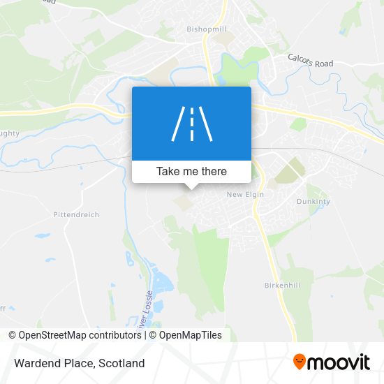 Wardend Place map