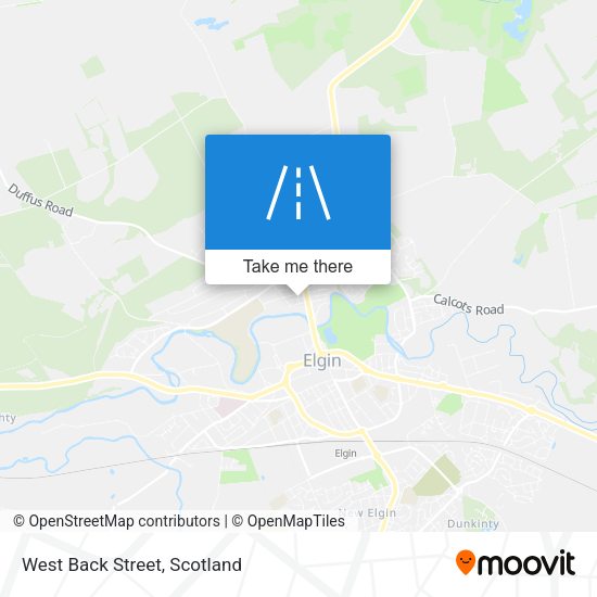 West Back Street map