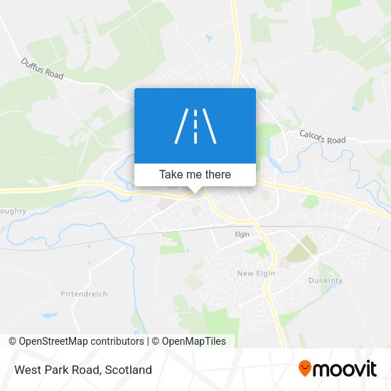 West Park Road map