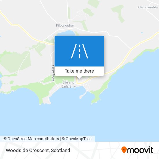 Woodside Crescent map