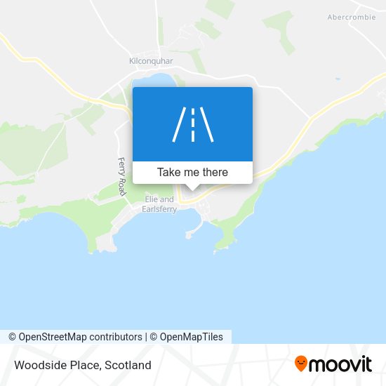 Woodside Place map
