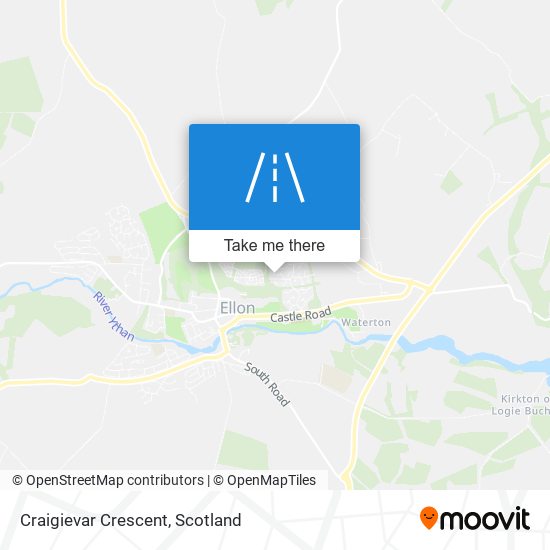 Craigievar Crescent map