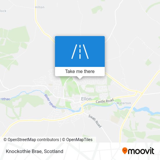 Knockothie Brae map