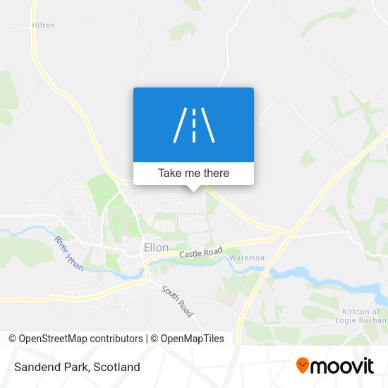 Sandend Park map