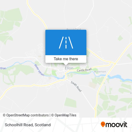 Schoolhill Road map