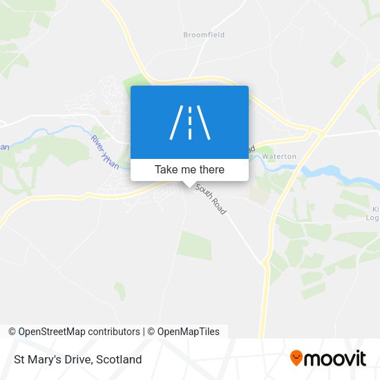 St Mary's Drive map