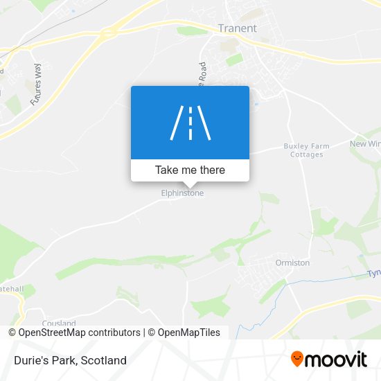 Durie's Park map