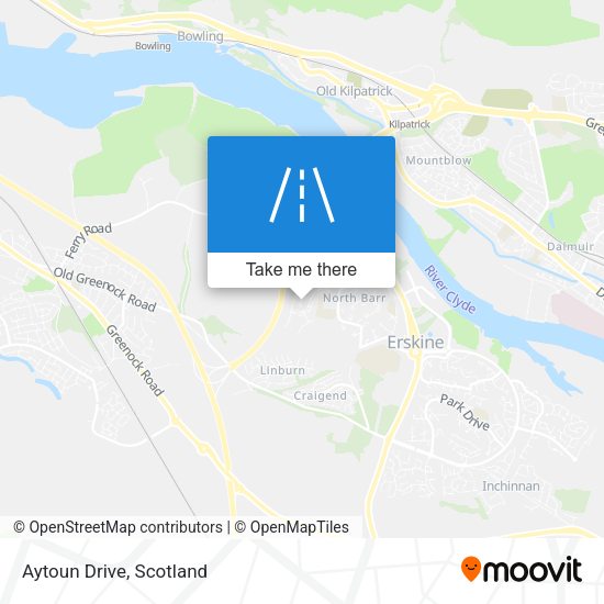 Aytoun Drive map