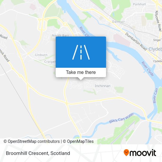 Broomhill Crescent map