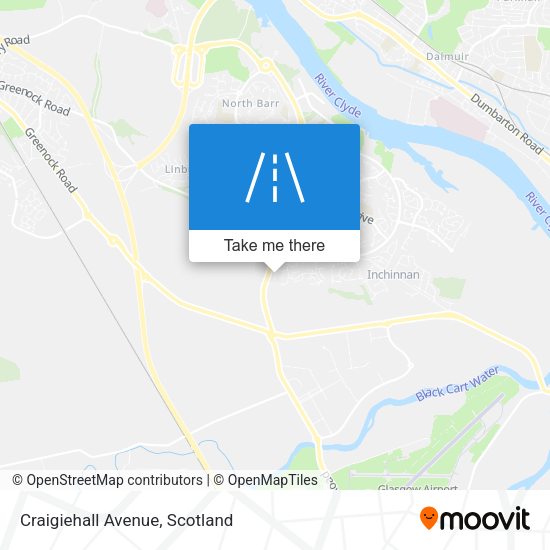 Craigiehall Avenue map