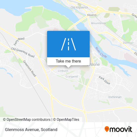 Glenmoss Avenue map