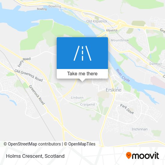 Holms Crescent map