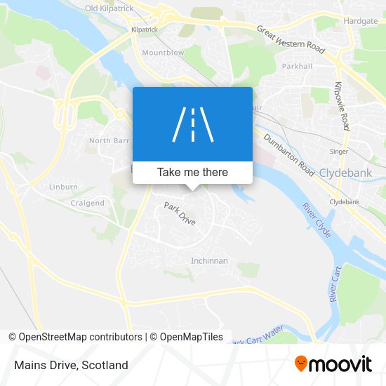 Mains Drive map