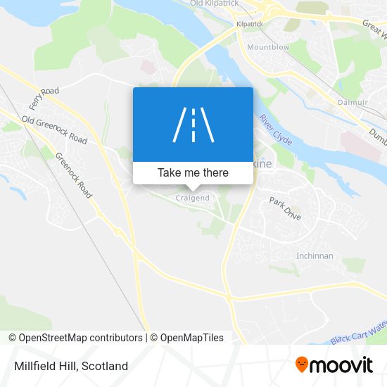 Millfield Hill map