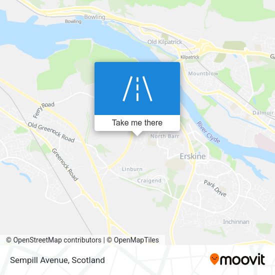 Sempill Avenue map
