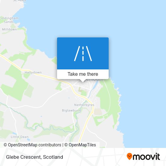 Glebe Crescent map