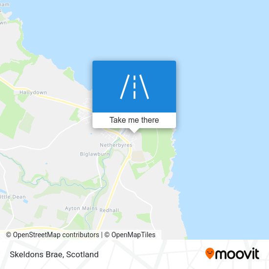 Skeldons Brae map